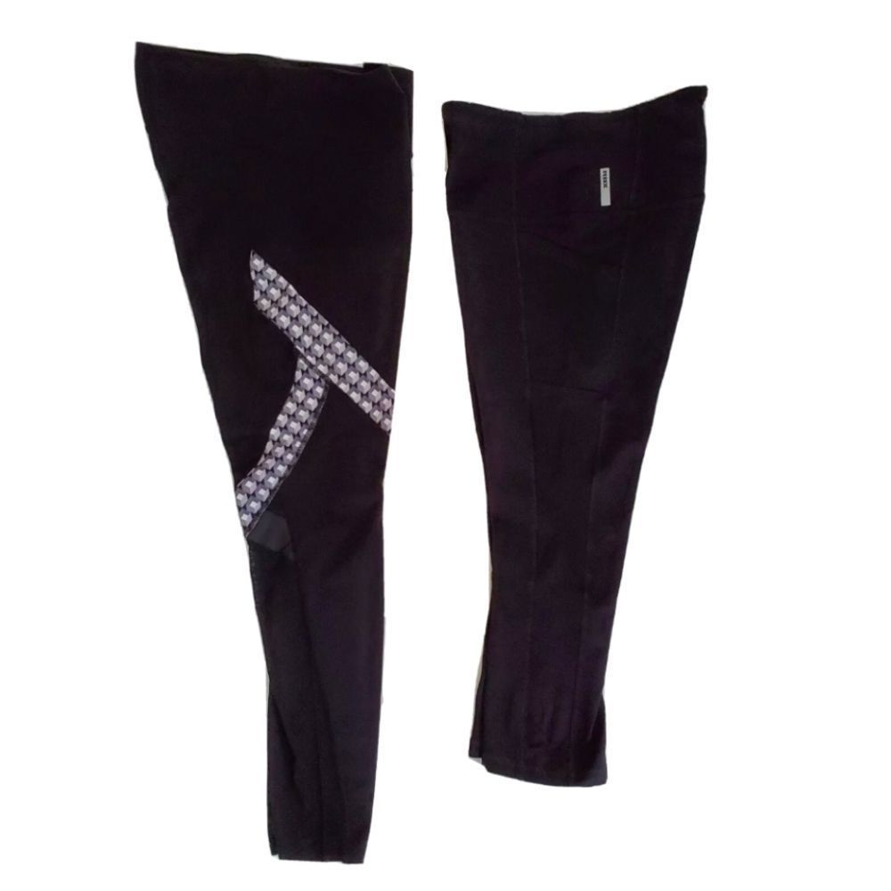 2 Gap Fit Full & RBX Capris Black Leggings Size M